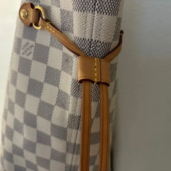 Louis Vuitton Damier Azur Neo Neverfull MM Rose Ballerine - Picture 12 of 15